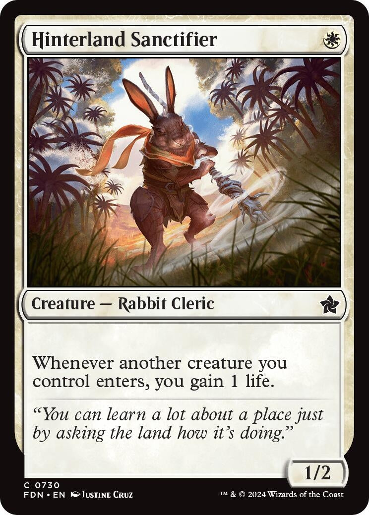 Image for Hinterland Sanctifier (Foundations) (730) - Magic: The Gathering