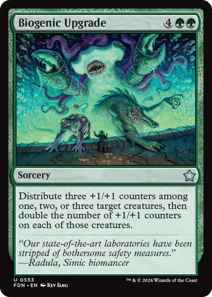 Image for Biogenic Upgrade (Foundations) (553) - Magic: The Gathering