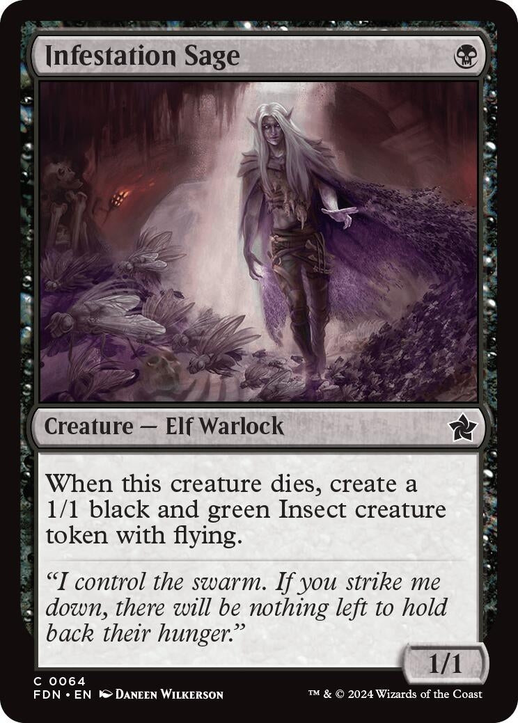 Image for Infestation Sage (Foundations) (64) - Magic: The Gathering