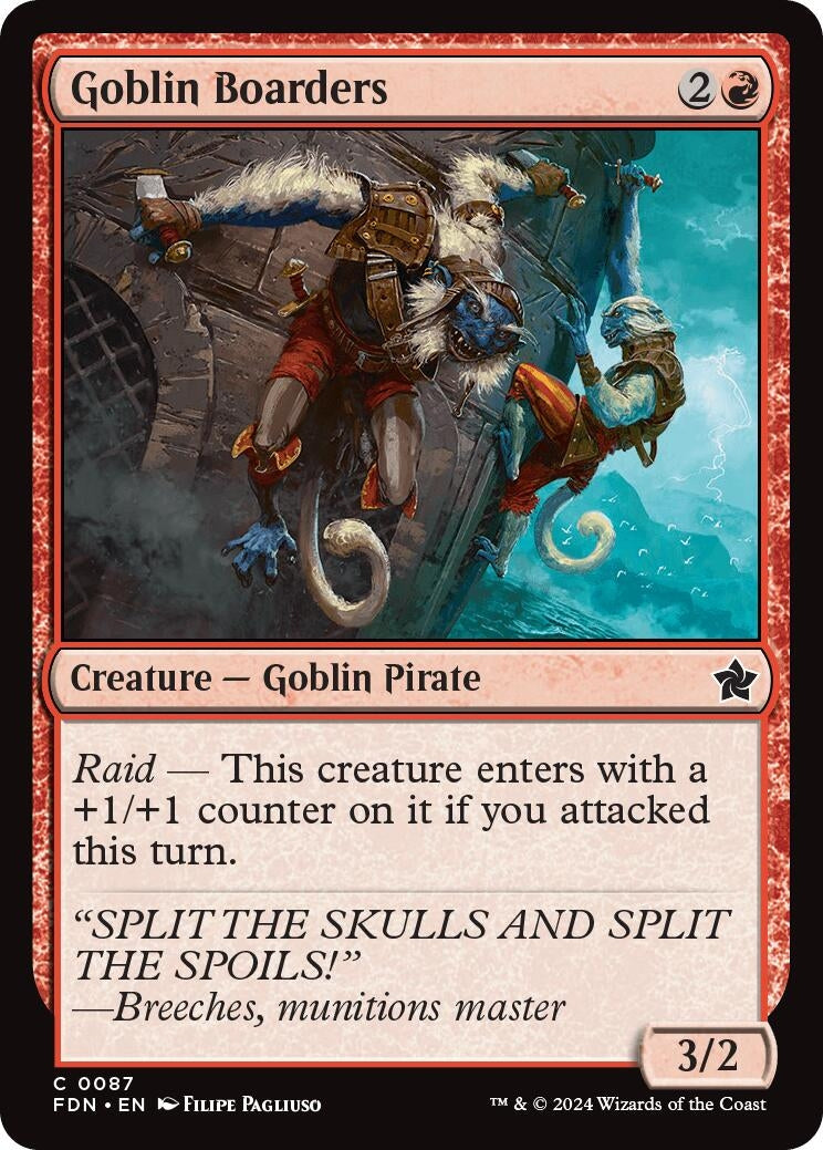 Image for Goblin Boarders (Foundations) (87) - Magic: The Gathering
