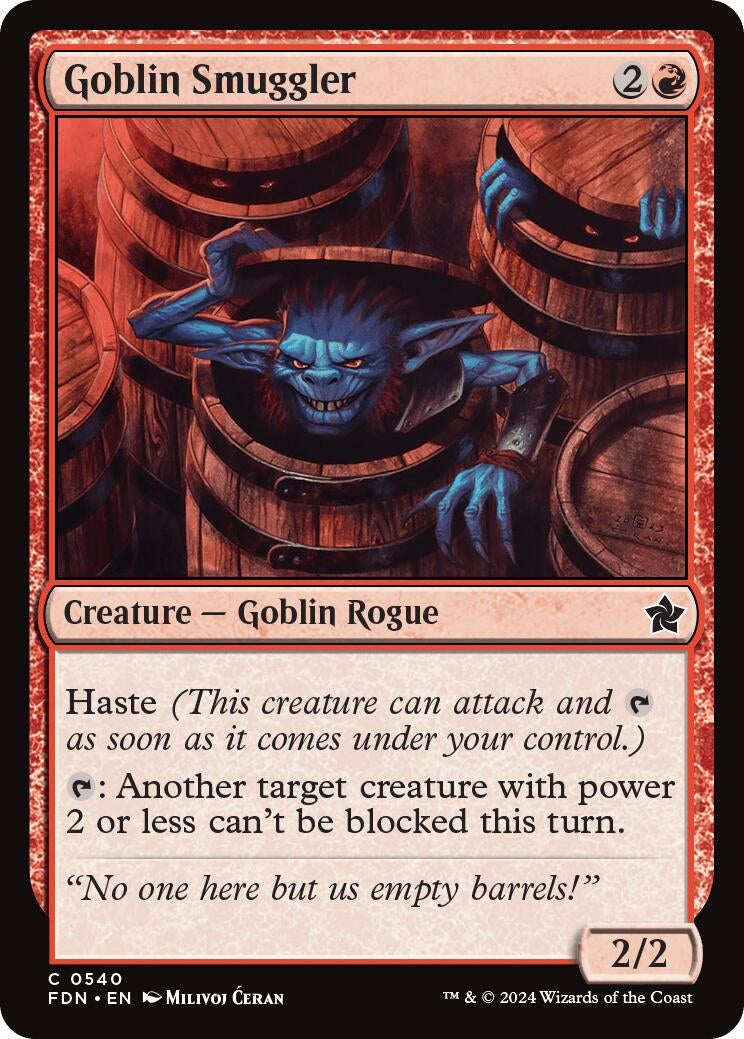 Image for Goblin Smuggler (Foundations) (540) - Magic: The Gathering