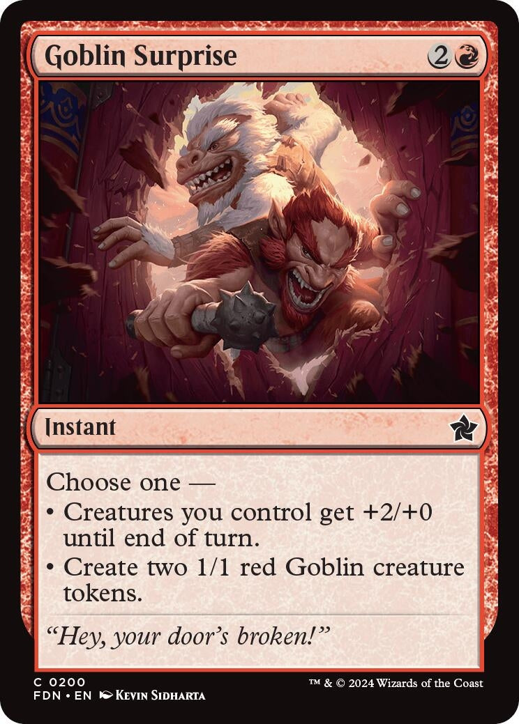 Image for Goblin Surprise (Foundations) (200) - Magic: The Gathering