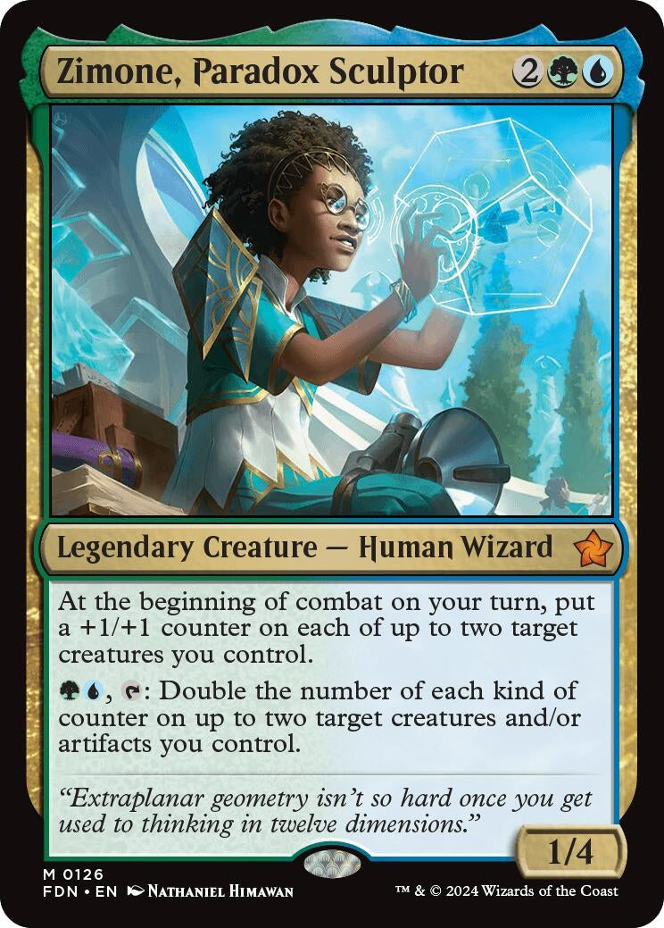 Image for Zimone, Paradox Sculptor (Foundations) (126) - Magic: The Gathering