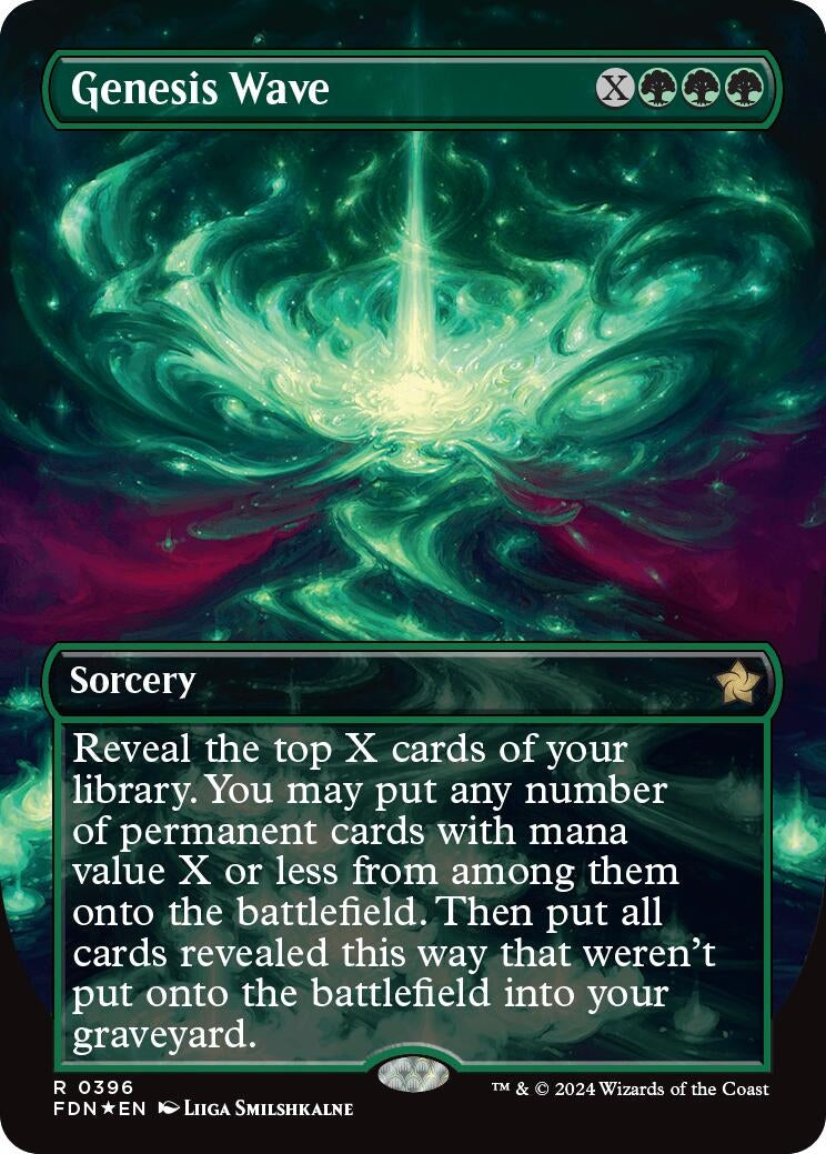Image for Genesis Wave (Borderless) (Mana Foil) (Foundations) (396) - Magic: The Gathering