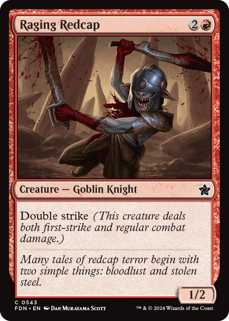Image for Raging Redcap (Foundations) (543) - Magic: The Gathering