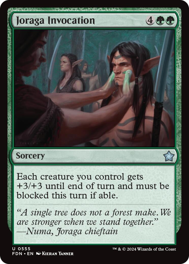 Image for Joraga Invocation (Foundations) (555) - Magic: The Gathering