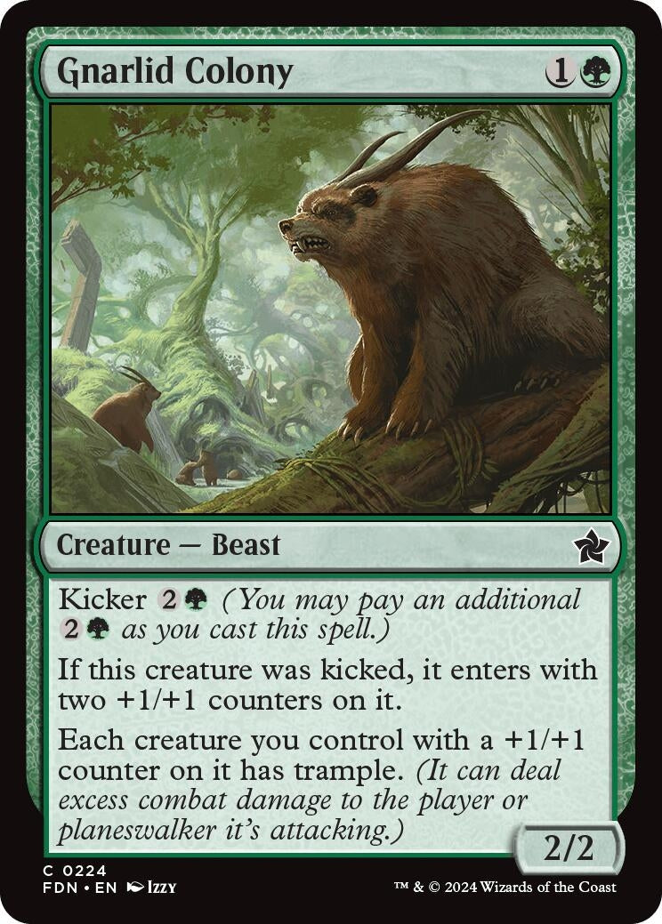 Image for Gnarlid Colony (Foundations) (224) - Magic: The Gathering
