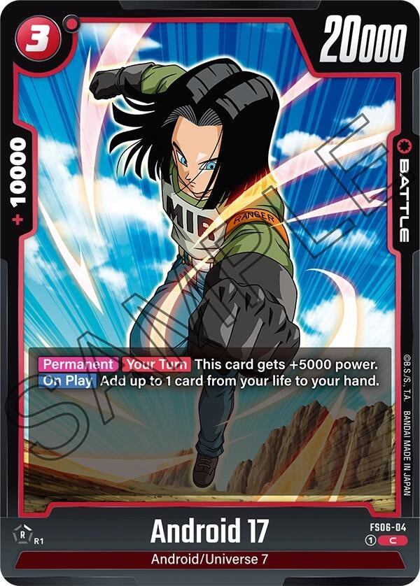 Image for Android 17 (Starter Deck 6: Son Goku (Mini)) (FS06-04) - Dragon Ball Super: Fusion World
