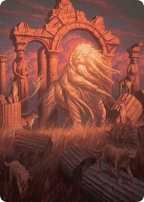 Image for Arahbo, the First Fang Art Card (26/54) (Art Series: Foundations) (26) - Magic: The Gathering