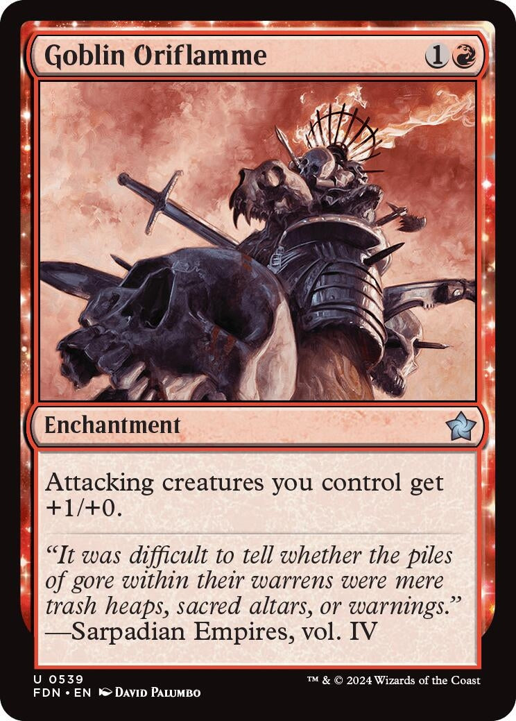 Image for Goblin Oriflamme (Foundations) (539) - Magic: The Gathering