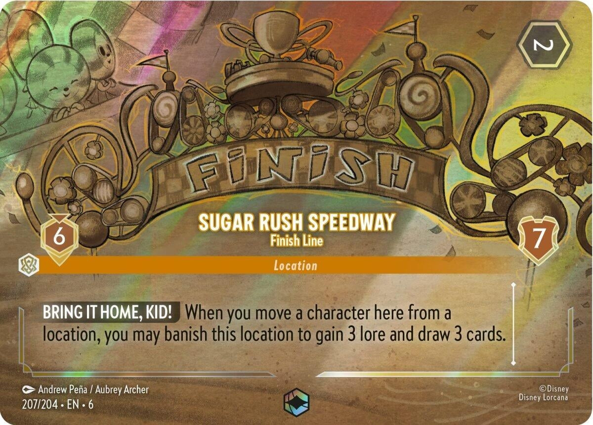 Image for Sugar Rush Speedway - Finish Line (Enchanted) (6) (207)