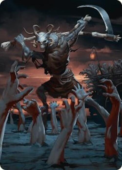 Image for Abyssal Harvester Art Card (34/54) (Art Series: Foundations) (34) - Magic: The Gathering