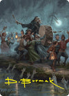 Image for Blasphemous Edict Art Card (35/54) (Gold-Stamped Signature) (Art Series: Foundations) (35) - Magic: The Gathering