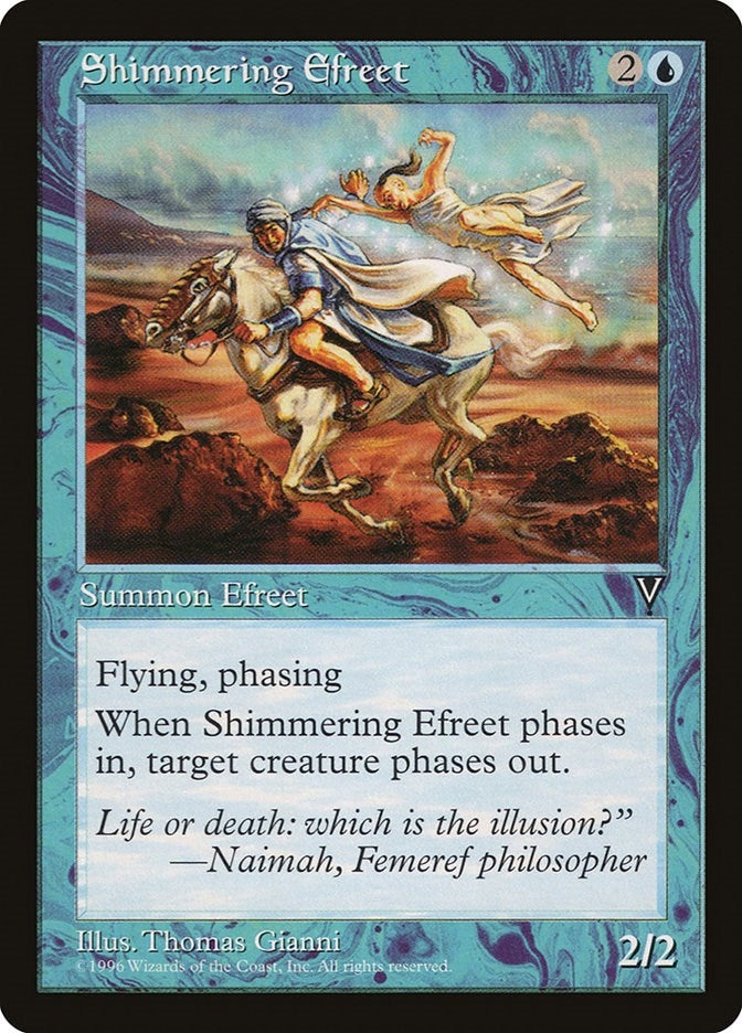 Image for Shimmering Efreet (Visions) - Magic: The Gathering