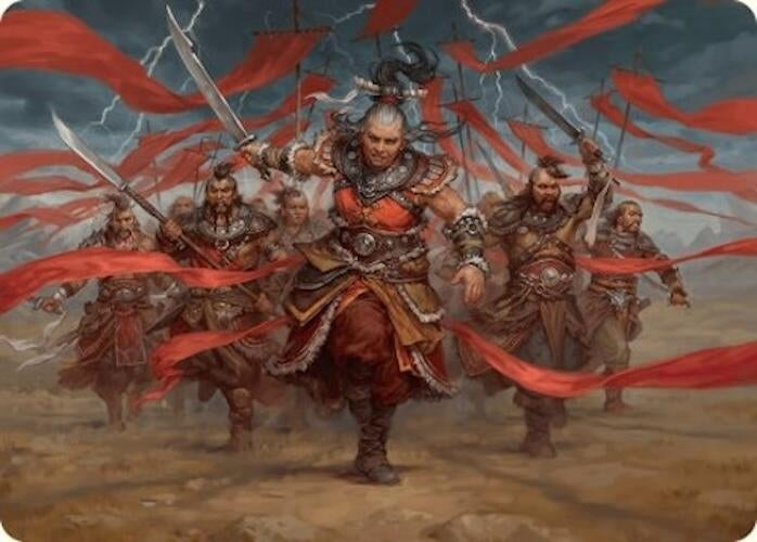 Image for Alesha, Who Laughs at Fate Art Card (14/54) (Art Series: Foundations) (14) - Magic: The Gathering