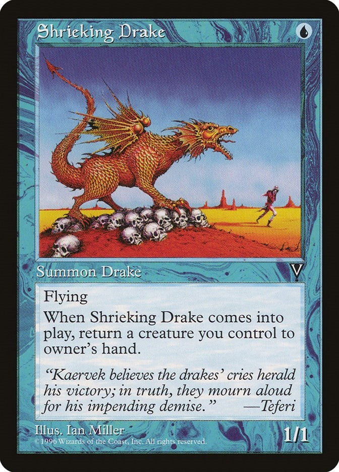Image for Shrieking Drake (Visions) - Magic: The Gathering
