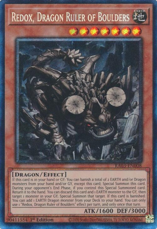 Image for Redox, Dragon Ruler of Boulders (PCR) (Quarter Century Bonanza) (RA03-EN008) - YuGiOh