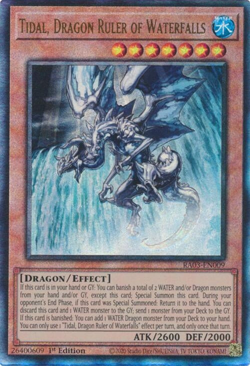 Image for Tidal, Dragon Ruler of Waterfalls (PUR) (Quarter Century Bonanza) (RA03-EN009) - YuGiOh