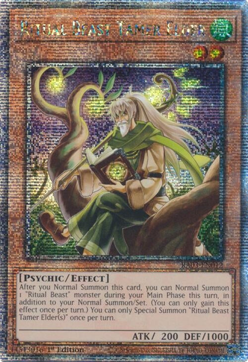 Image for Ritual Beast Tamer Elder (Quarter Century Secret Rare) (Quarter Century Bonanza) (RA03-EN012) - YuGiOh