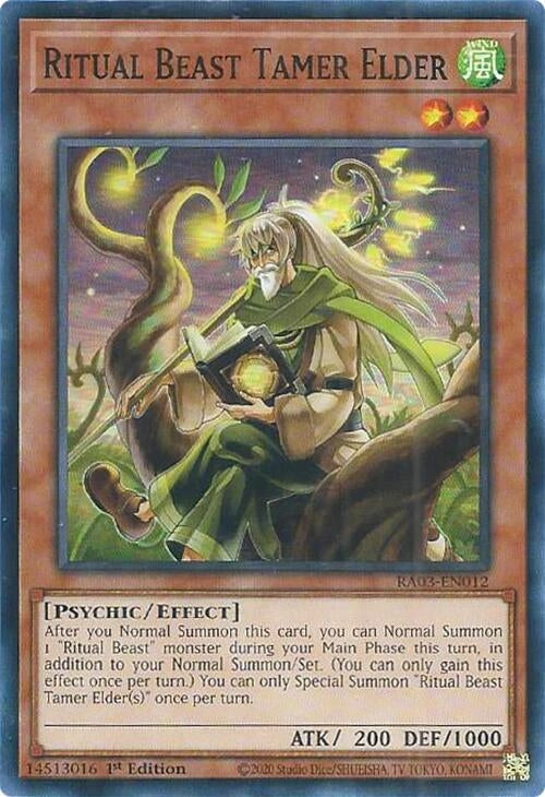 Image for Ritual Beast Tamer Elder (Quarter Century Bonanza) (RA03-EN012) - YuGiOh