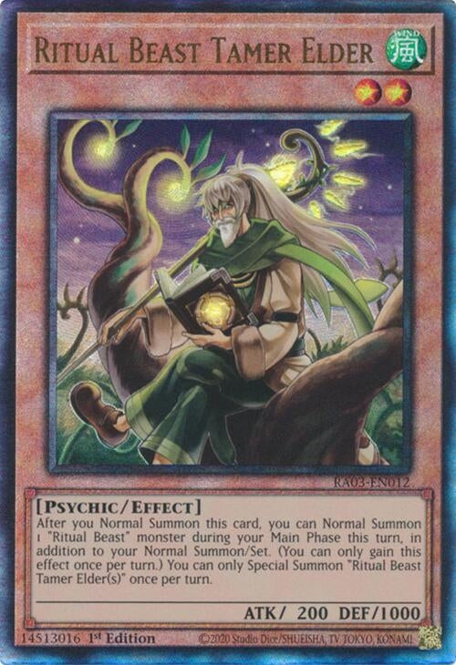 Image for Ritual Beast Tamer Elder (PUR) (Quarter Century Bonanza) (RA03-EN012) - YuGiOh