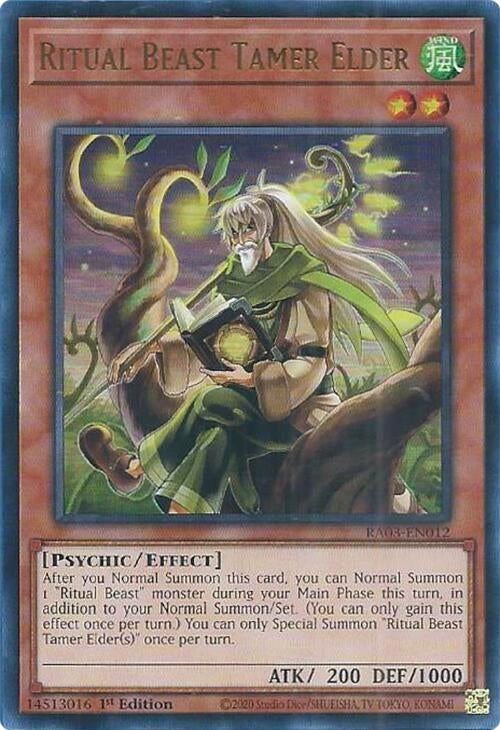 Image for Ritual Beast Tamer Elder (UR) (Quarter Century Bonanza) (RA03-EN012) - YuGiOh