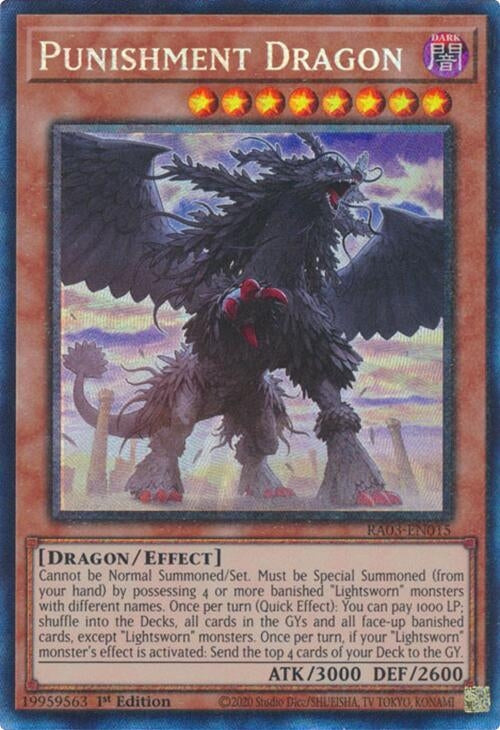 Image for Punishment Dragon (PCR) (Quarter Century Bonanza) (RA03-EN015) - YuGiOh
