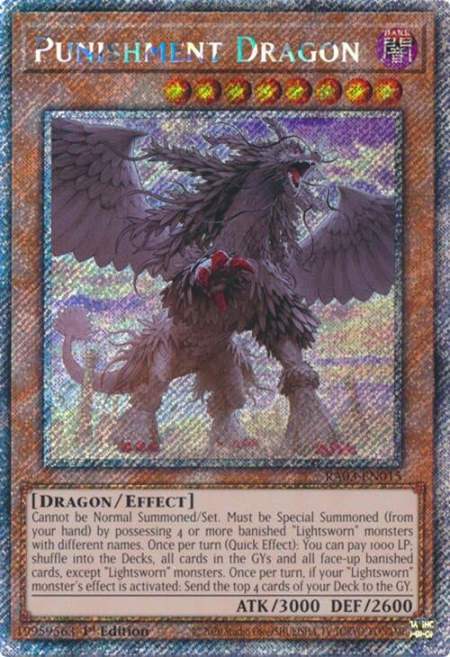 Image for Punishment Dragon (Platinum Secret Rare) (Quarter Century Bonanza) (RA03-EN015) - YuGiOh