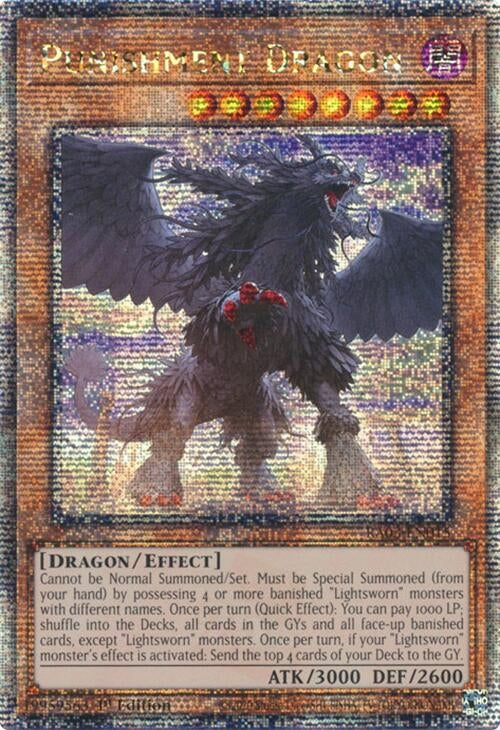 Image for Punishment Dragon (Quarter Century Secret Rare) (Quarter Century Bonanza) (RA03-EN015) - YuGiOh