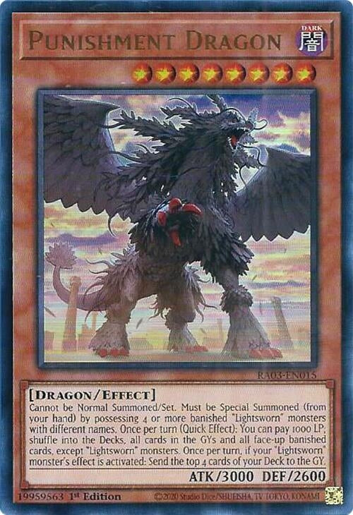 Image for Punishment Dragon (UR) (Quarter Century Bonanza) (RA03-EN015) - YuGiOh