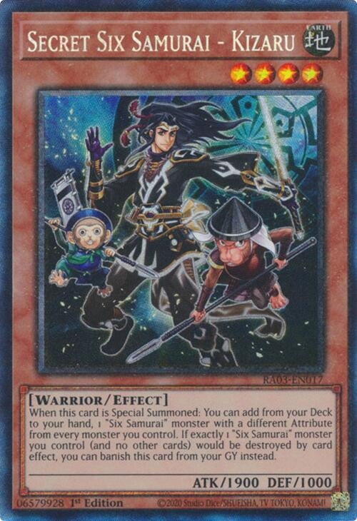 Image for Secret Six Samurai - Kizaru (PCR) (Quarter Century Bonanza) (RA03-EN017) - YuGiOh