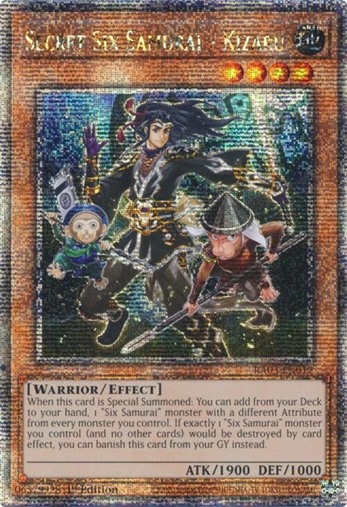 Image for Secret Six Samurai - Kizaru (Quarter Century Secret Rare) (Quarter Century Bonanza) (RA03-EN017) - YuGiOh