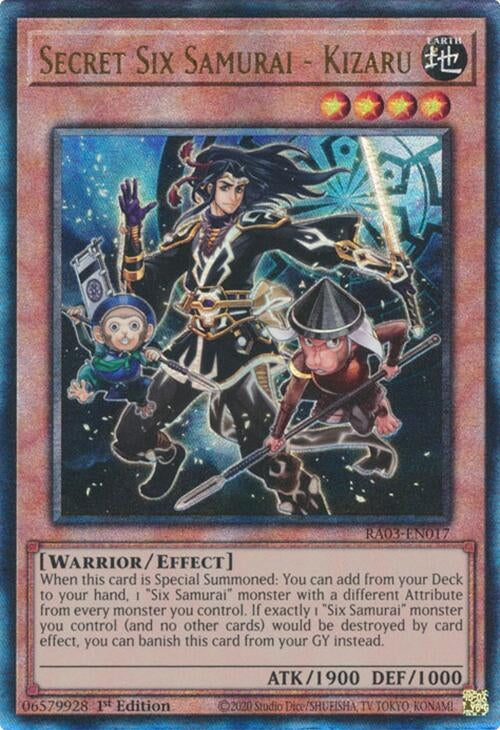 Image for Secret Six Samurai - Kizaru (PUR) (Quarter Century Bonanza) (RA03-EN017) - YuGiOh