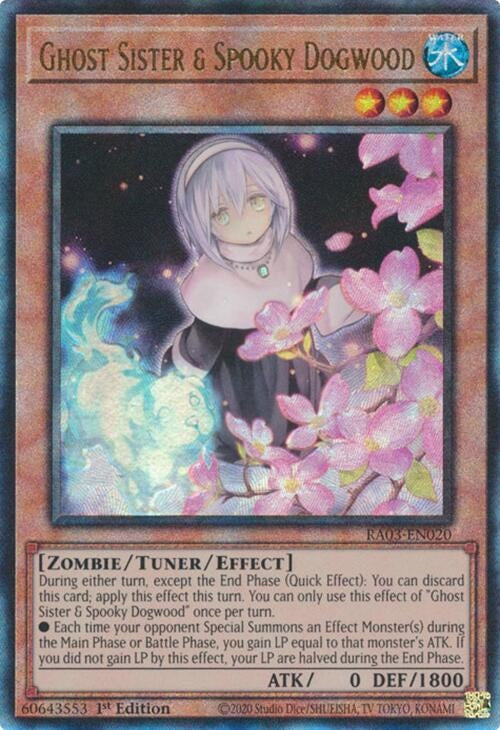 Image for Ghost Sister & Spooky Dogwood (Alternate Art) (PUR) (Quarter Century Bonanza) (RA03-EN020) - YuGiOh