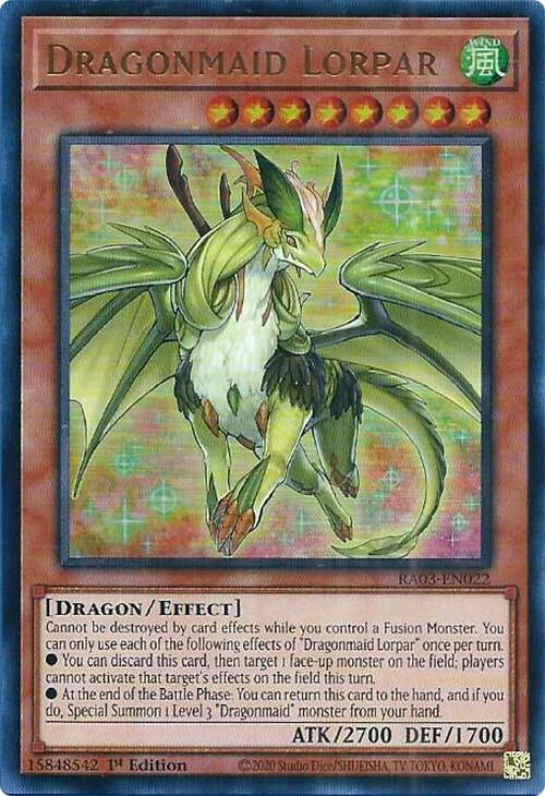 Image for Dragonmaid Lorpar (UR) (Quarter Century Bonanza) (RA03-EN022) - YuGiOh