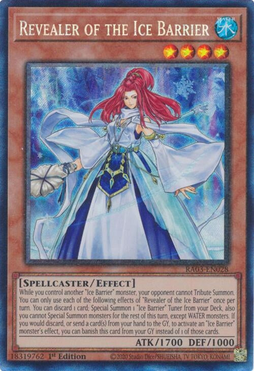 Image for Revealer of the Ice Barrier (PCR) (Quarter Century Bonanza) (RA03-EN028) - YuGiOh