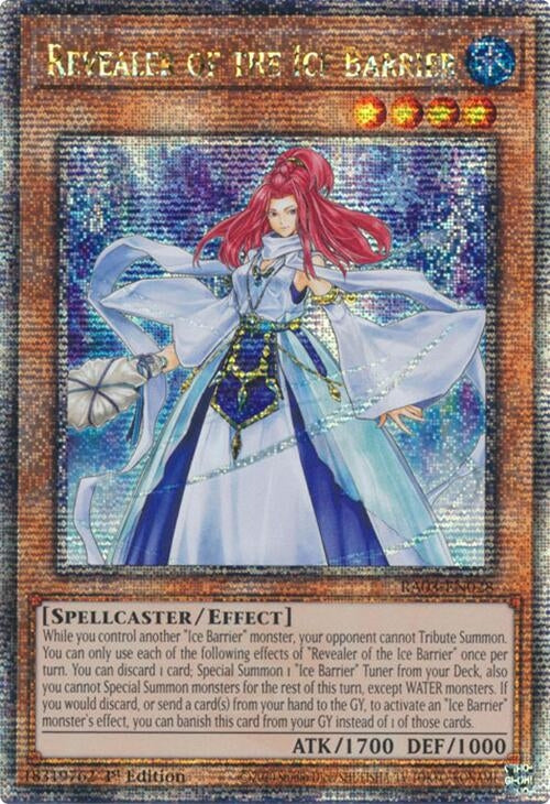 Image for Revealer of the Ice Barrier (Quarter Century Secret Rare) (Quarter Century Bonanza) (RA03-EN028) - YuGiOh