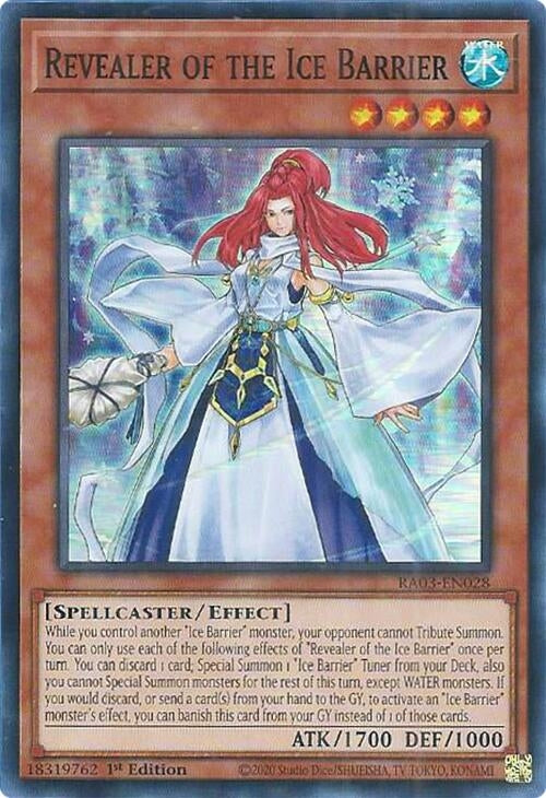 Image for Revealer of the Ice Barrier (Quarter Century Bonanza) (RA03-EN028) - YuGiOh