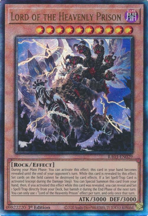 Image for Lord of the Heavenly Prison (PUR) (Quarter Century Bonanza) (RA03-EN029) - YuGiOh