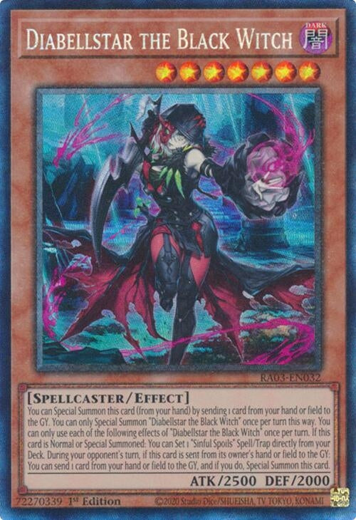 Image for Diabellstar the Black Witch (PCR) (Quarter Century Bonanza) (RA03-EN032) - YuGiOh