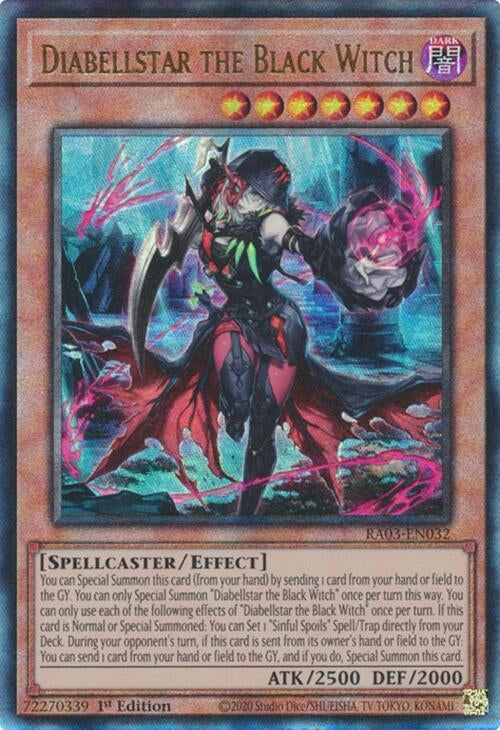 Image for Diabellstar the Black Witch (PUR) (Quarter Century Bonanza) (RA03-EN032) - YuGiOh