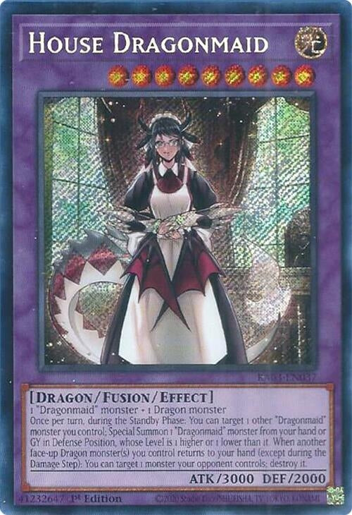 Image for House Dragonmaid (Secret Rare) (Quarter Century Bonanza) (RA03-EN037) - YuGiOh