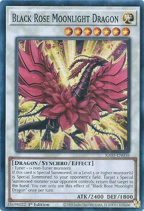 Image for Black Rose Moonlight Dragon (Quarter Century Bonanza) (RA03-EN038) - YuGiOh