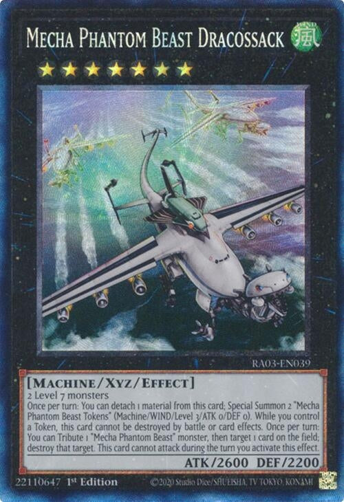 Image for Mecha Phantom Beast Dracossack (PCR) (Quarter Century Bonanza) (RA03-EN039) - YuGiOh