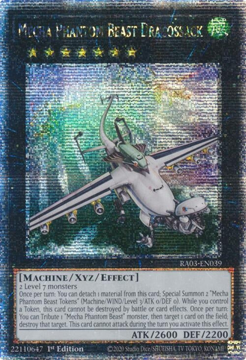Image for Mecha Phantom Beast Dracossack (Quarter Century Secret Rare) (Quarter Century Bonanza) (RA03-EN039) - YuGiOh