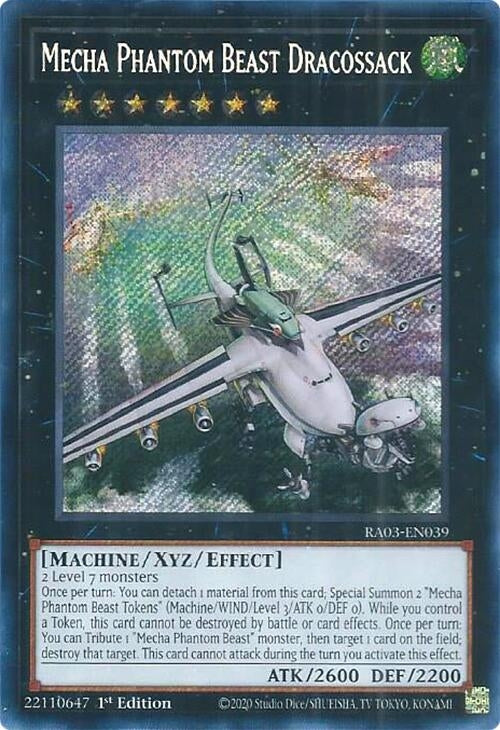 Image for Mecha Phantom Beast Dracossack (Secret Rare) (Quarter Century Bonanza) (RA03-EN039) - YuGiOh