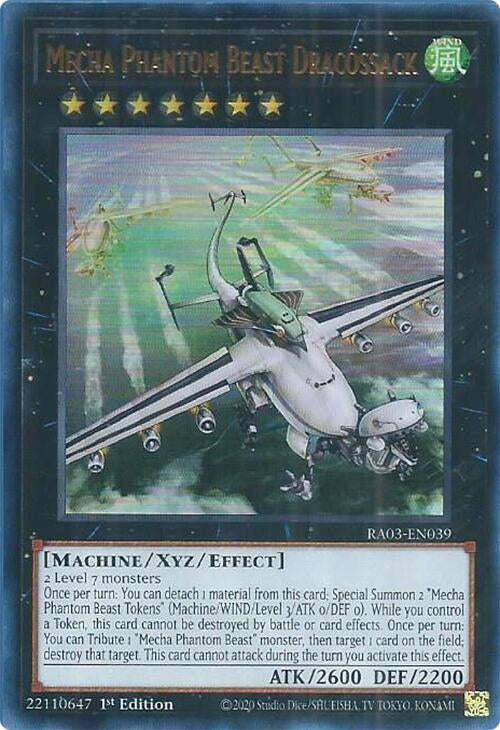 Image for Mecha Phantom Beast Dracossack (UR) (Quarter Century Bonanza) (RA03-EN039) - YuGiOh