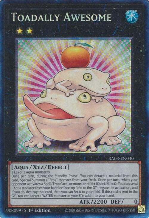 Image for Toadally Awesome (PCR) (Quarter Century Bonanza) (RA03-EN040) - YuGiOh