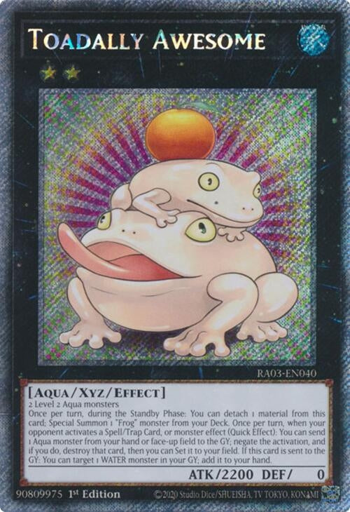 Image for Toadally Awesome (Platinum Secret Rare) (Quarter Century Bonanza) (RA03-EN040) - YuGiOh
