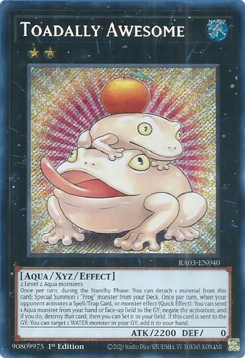 Image for Toadally Awesome (Secret Rare) (Quarter Century Bonanza) (RA03-EN040) - YuGiOh